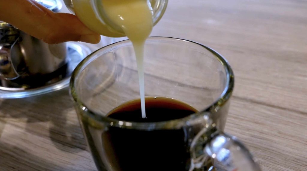 Authentic Vietnamese drip coffee